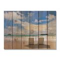 Ricki&Aposs Rugs 33 x 24 in. Endless Summer Inside & Outside Cedar Wall Art RI263692